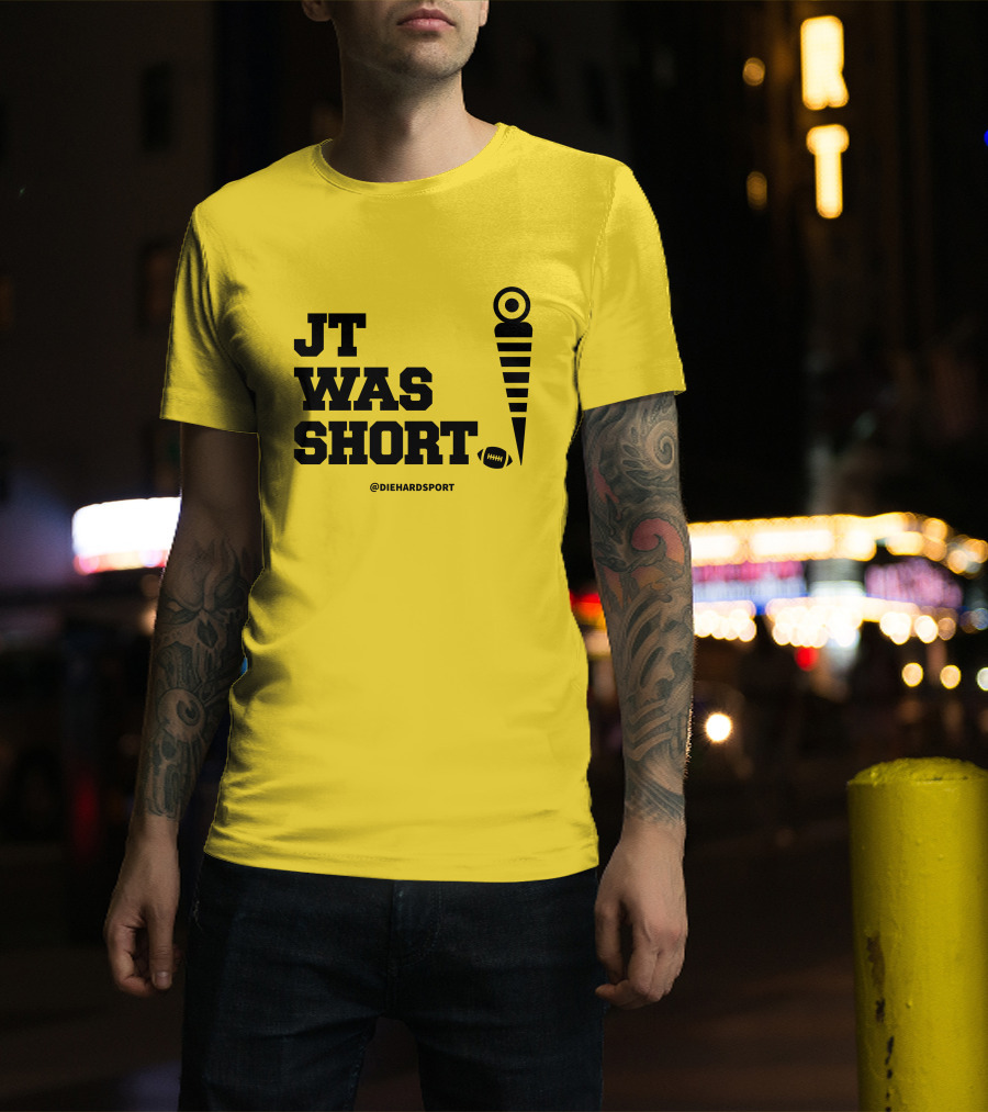 JT Was Short @DiehardSport Football Marker T-Shirt