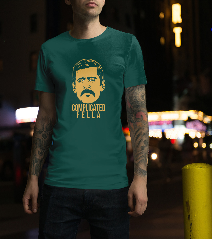 Cheeseheadtv Go Pack Go Complicated Fella Keefersport Packers Aaron Rodgers T-Shirt