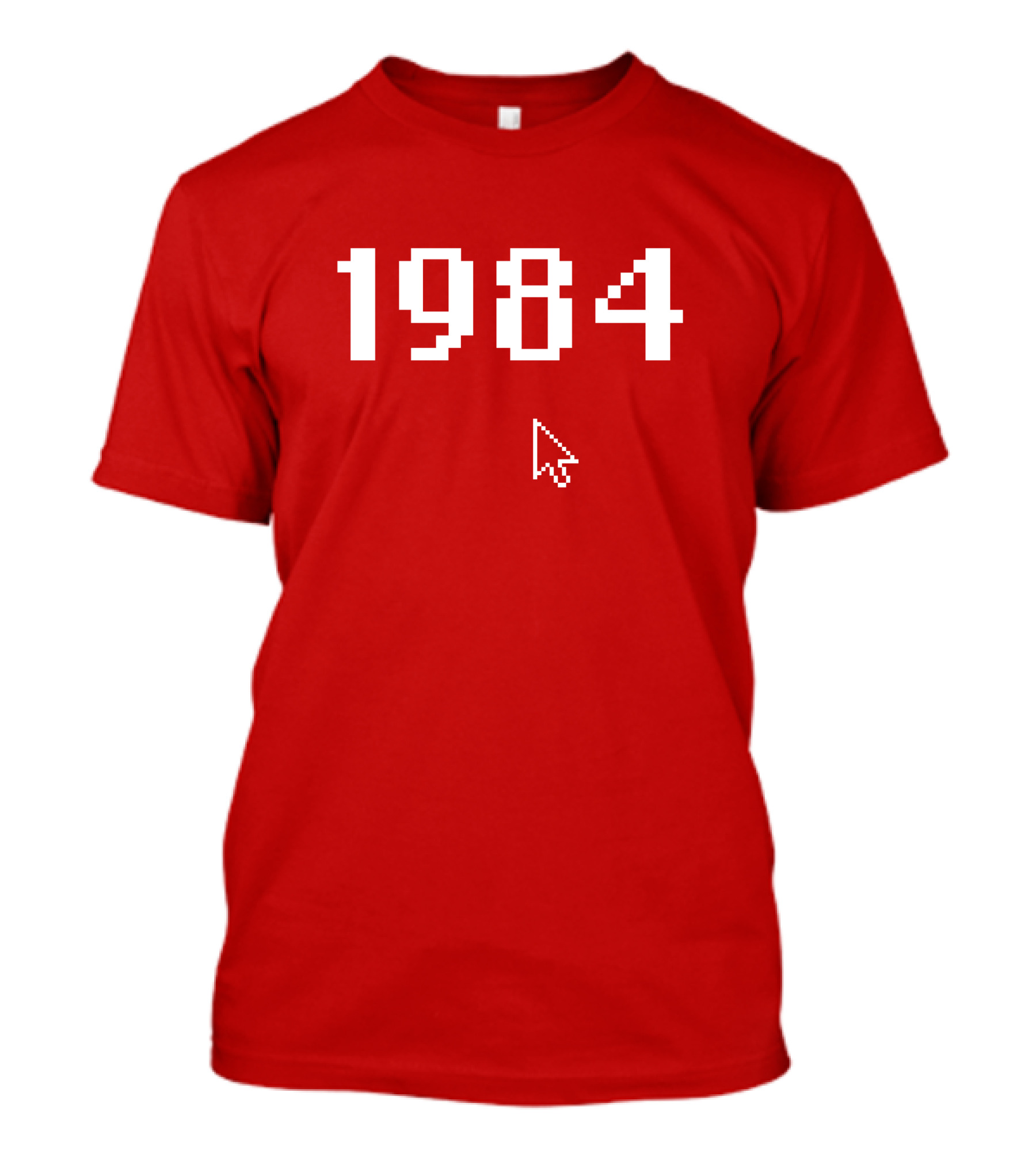 Macrumors Throwboy Apple 1984 Pixel Cursor T-Shirt