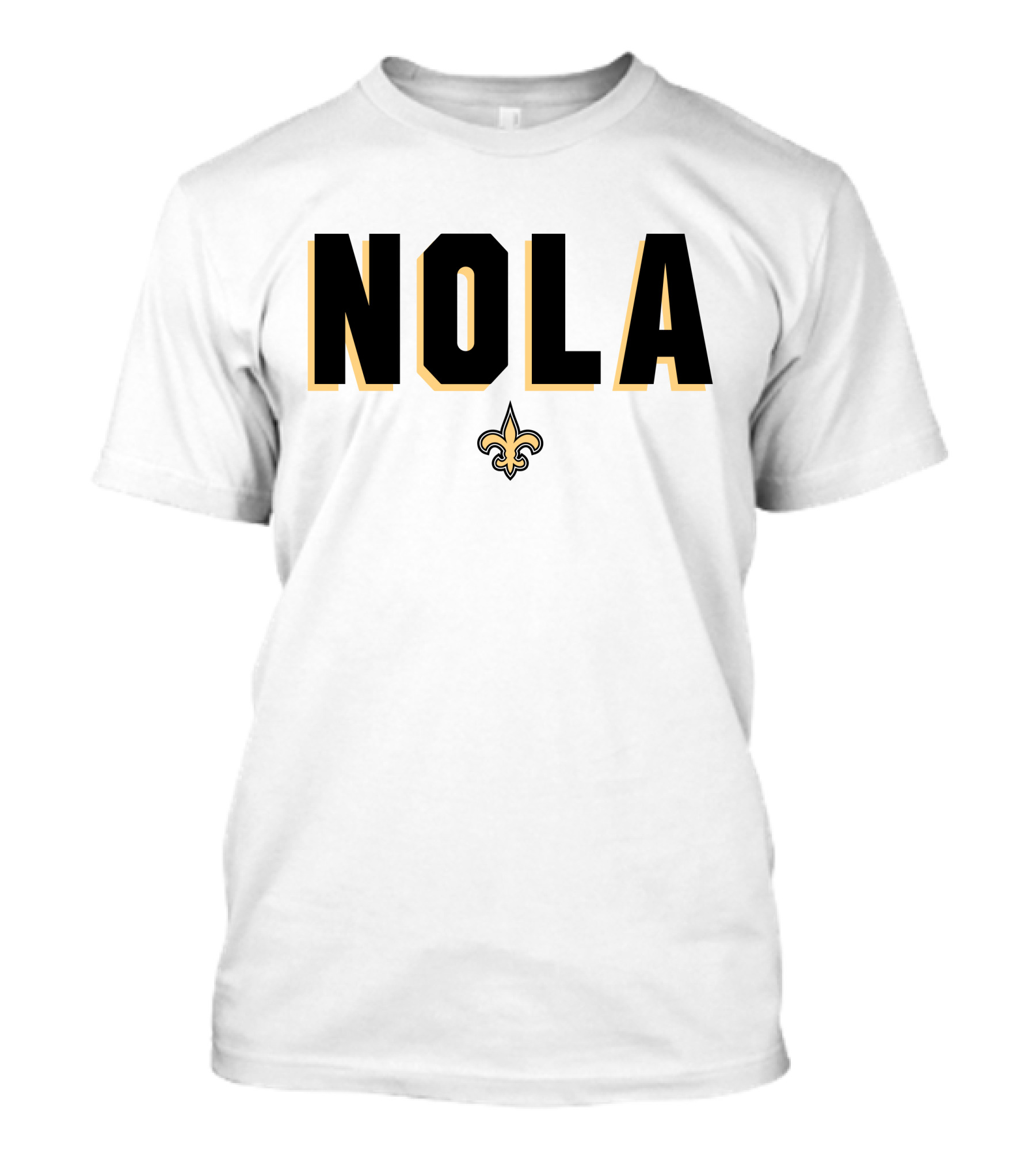 New Orleans Saints NOLA Fleur-de-Lis Verizon Alvin Kamara T-Shirt