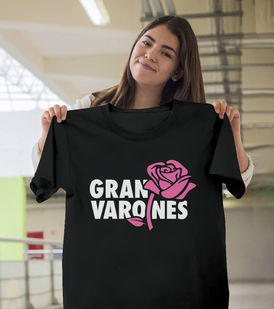 Gran Varones Rose Graphic Merch T-Shirt