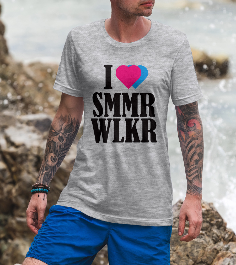 I Love SMMR WLKR T-Shirt