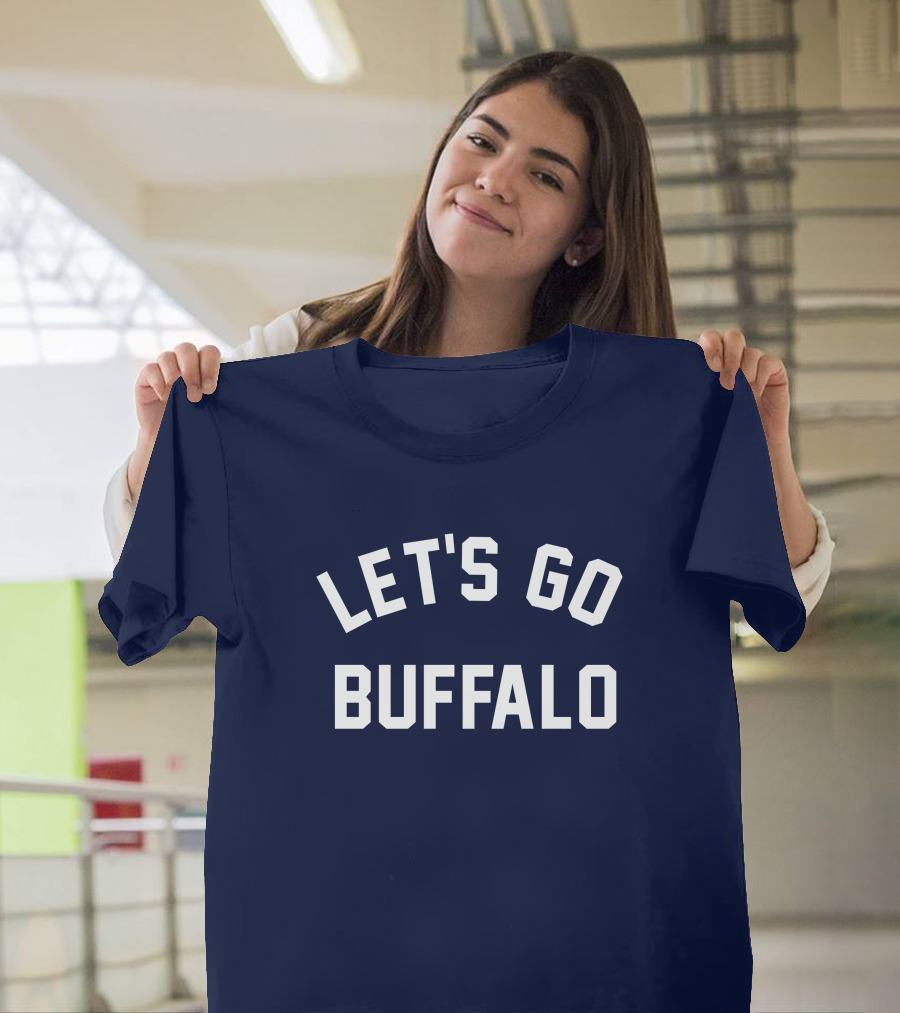 Mark Yesilevskiy Let's Go Buffalo Navy Blue Sports T-Shirt