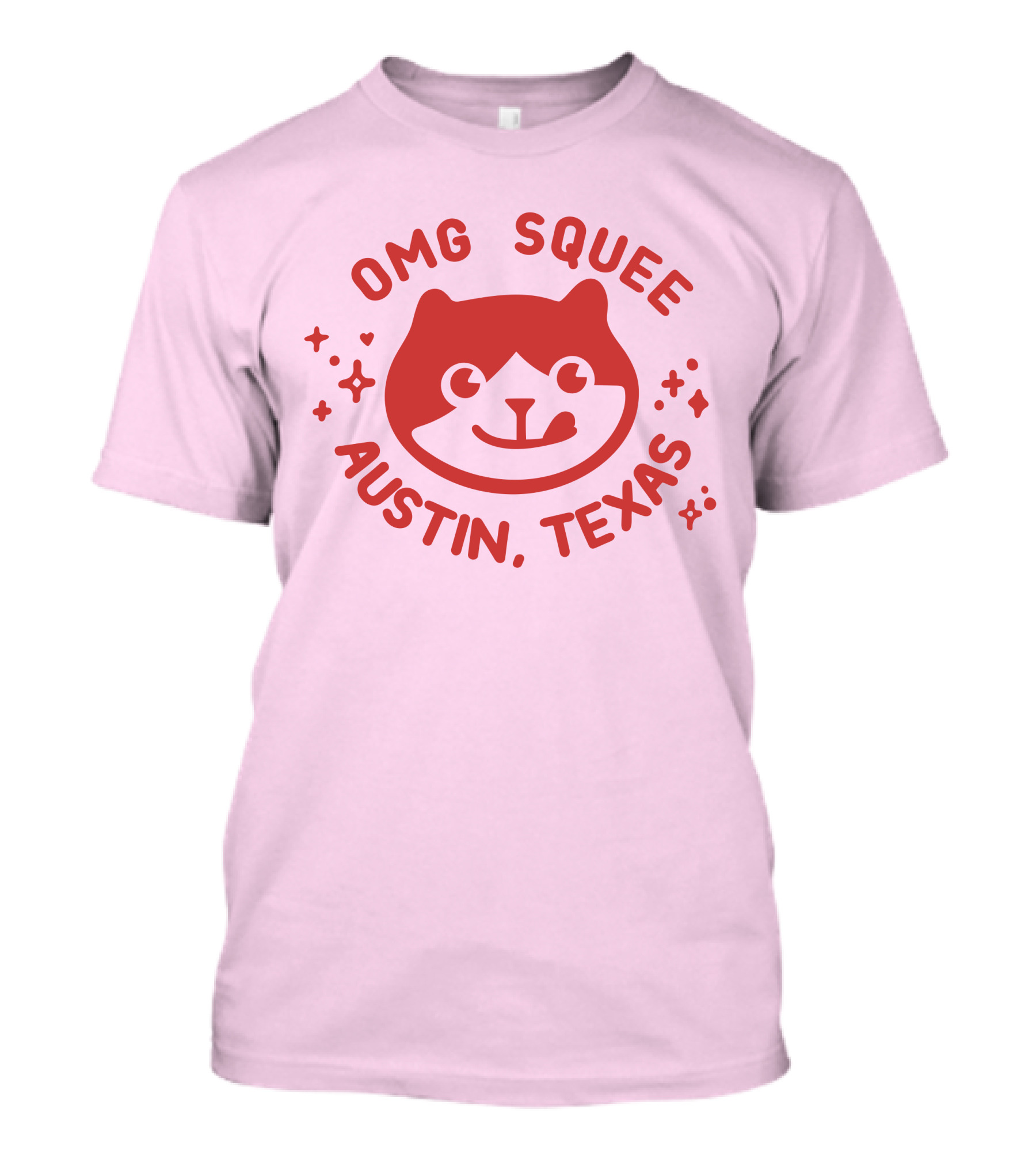 OMG Squee Austin Texas Cute Cat T-Shirt