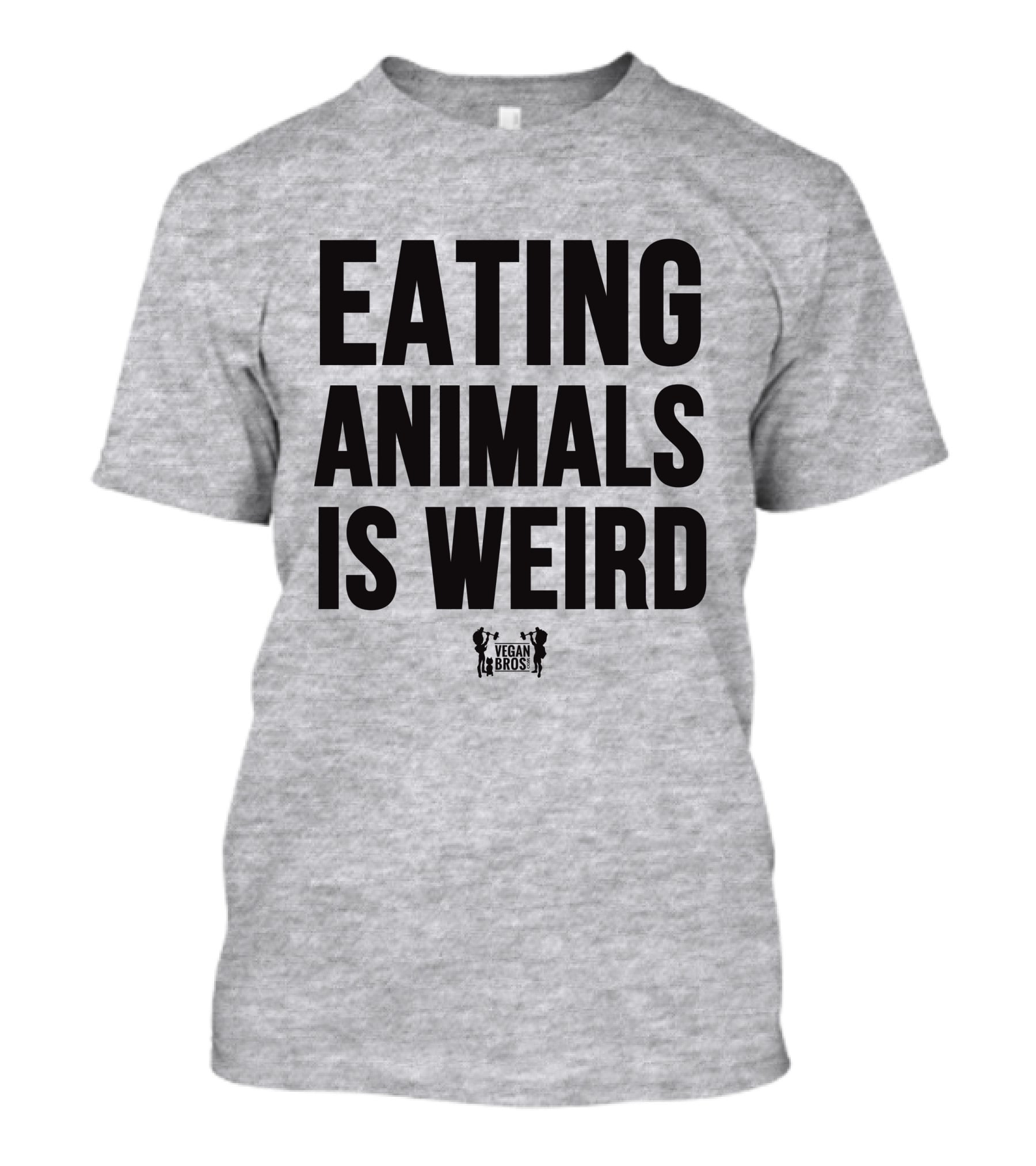Eating Animals Is Weird Vegan Bros Veganuary John Oberg T-Shirt