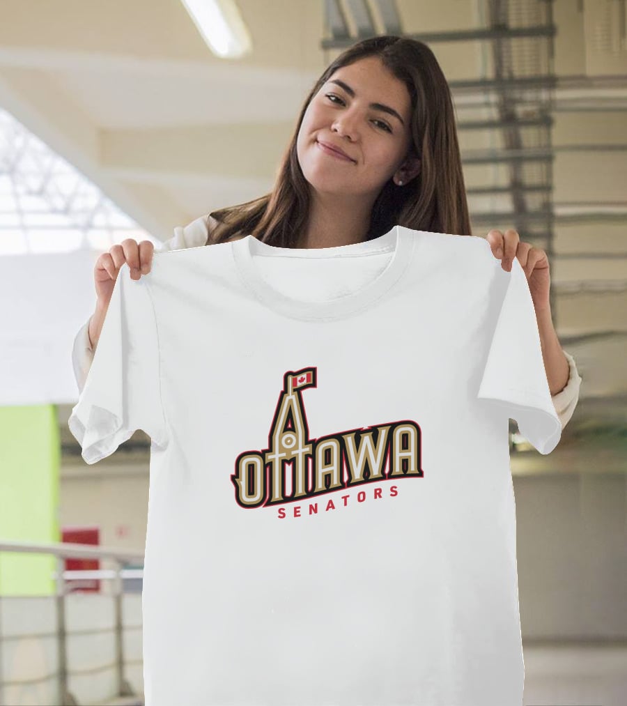 Ottawa Senators Peace Tower Canada Team Shop Ottawa T-Shirt