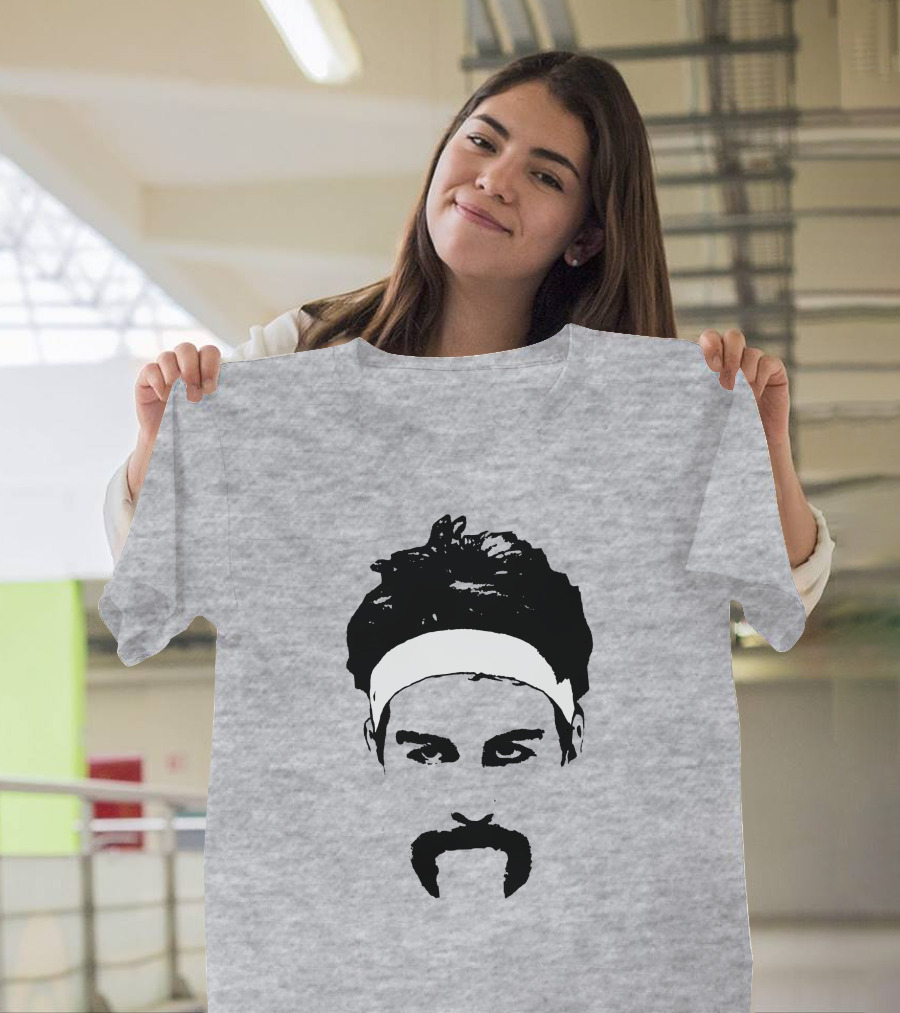 Drew Timme Mustache Gonzaga Fan Big Head T-Shirt