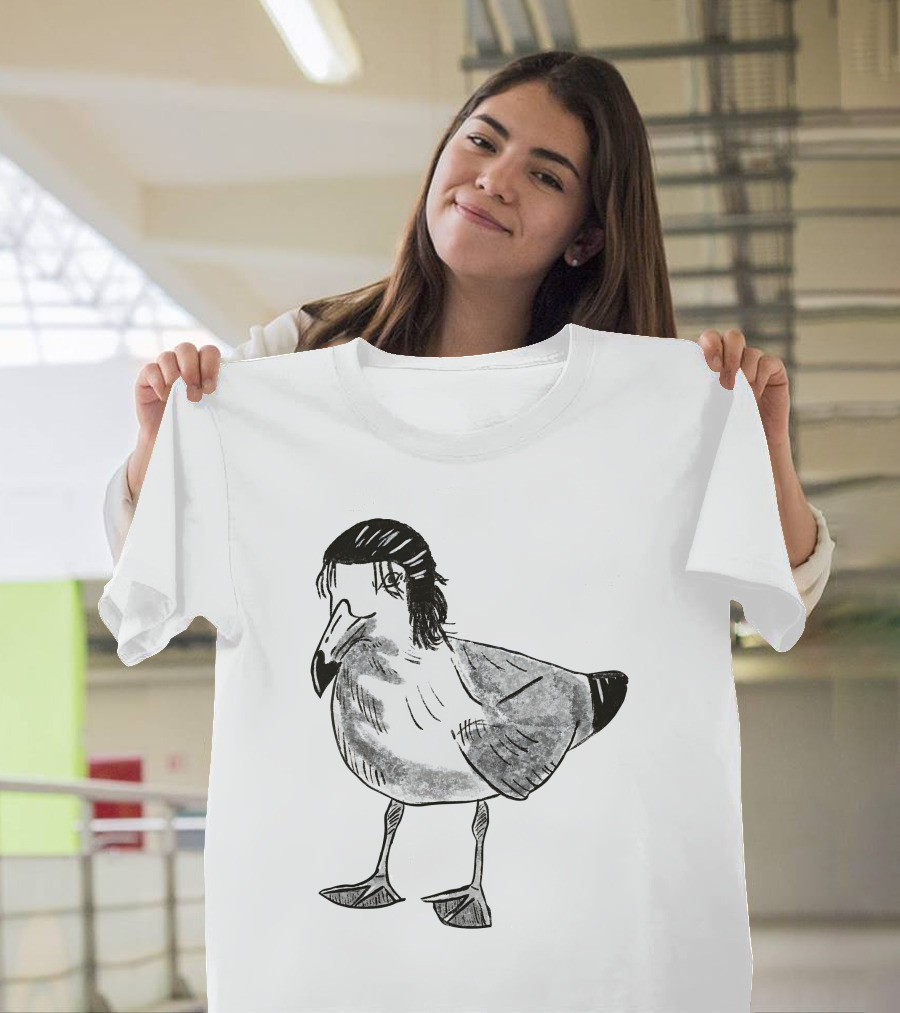 Eren Yeager Seagull Toast Guy Bird Anime Meme T-Shirt