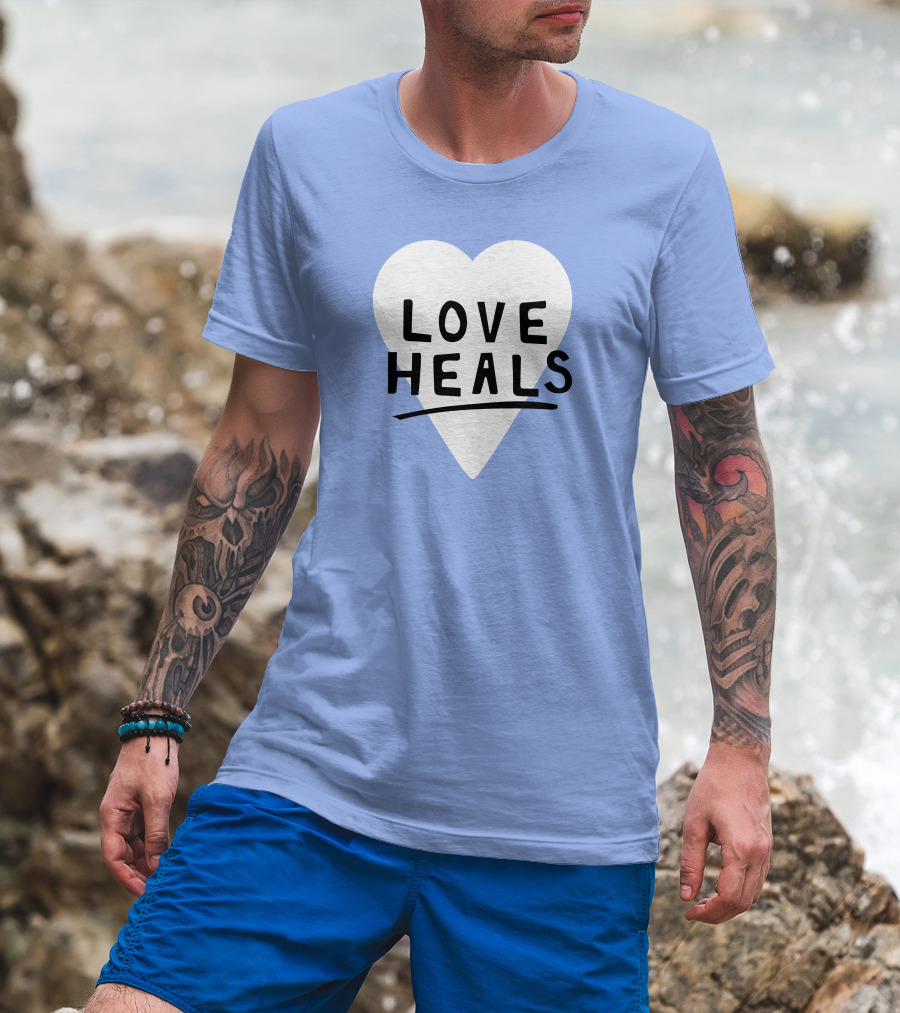 Bench Shop Love Heals Heart T-Shirt