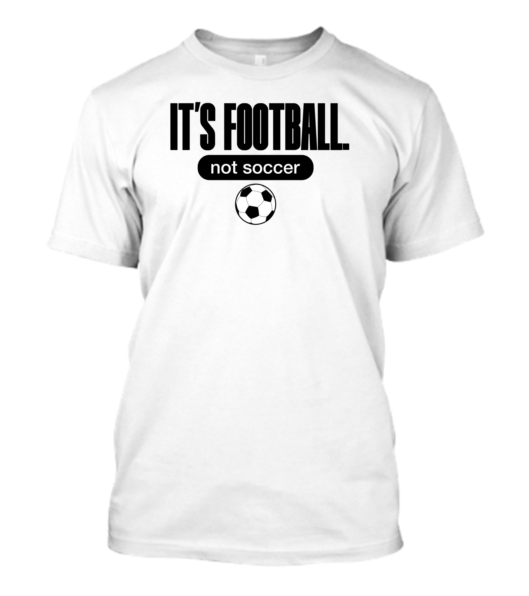 It's Football Not Soccer NBA 2K Uki Soccer Ball T-Shirt