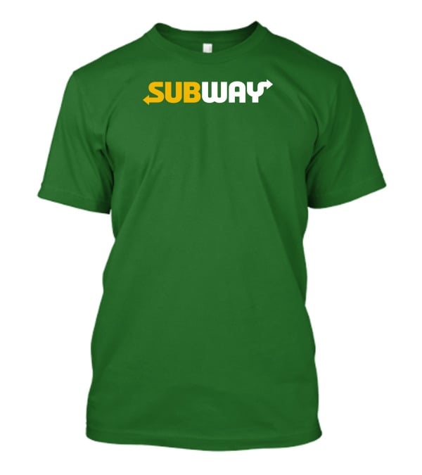 Keefler Subway Logo With Green Background T-Shirt