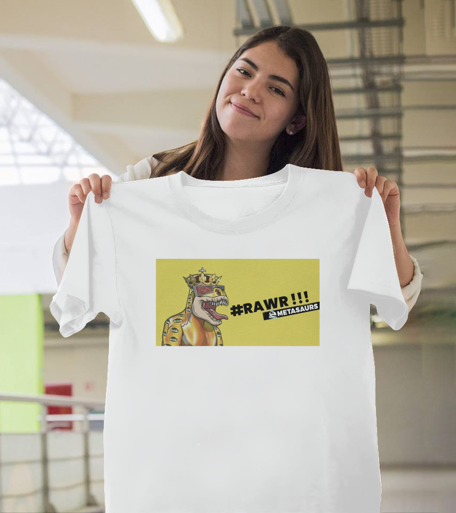 RAWR Metasaurs By Dr Dmt Metasaurs Merch T-Shirt