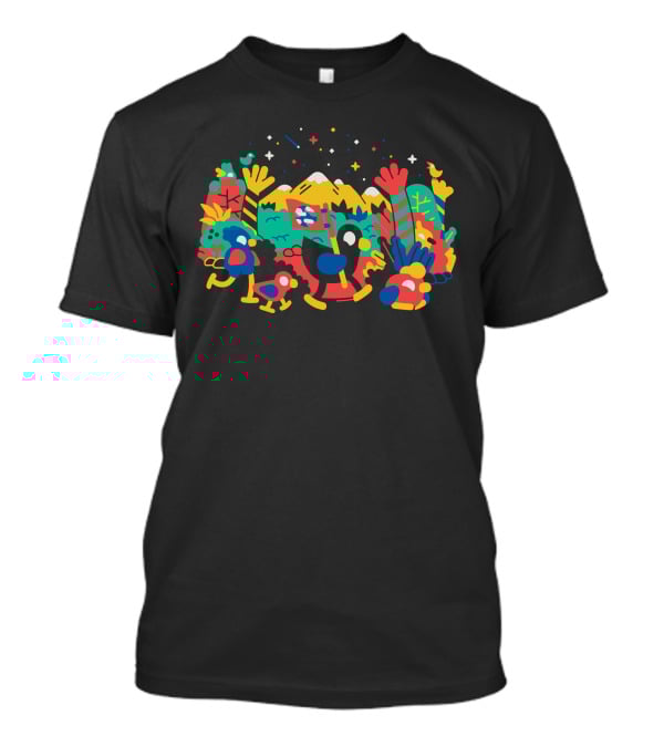 Kurzgesagt Duck And Friends Adventure Scene T-Shirt