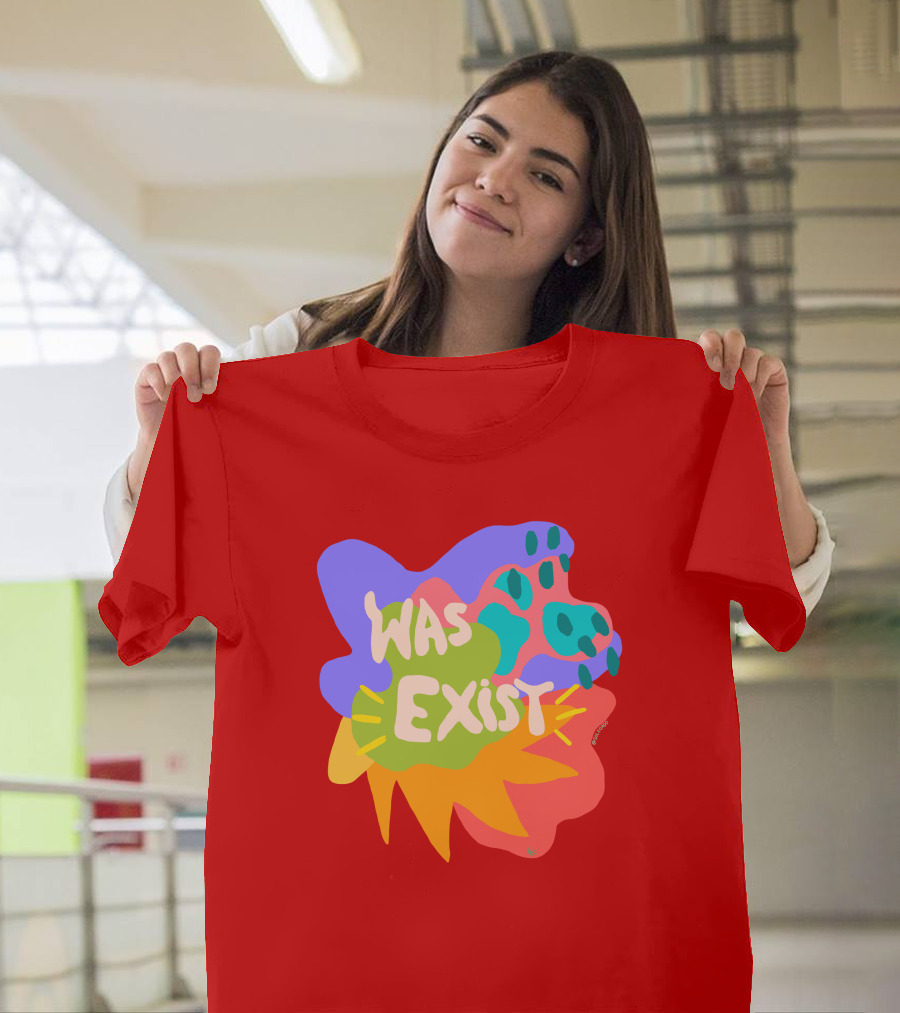 Soleoado Leȯ Was Exist Was Exist Colorful Abstract T-Shirt