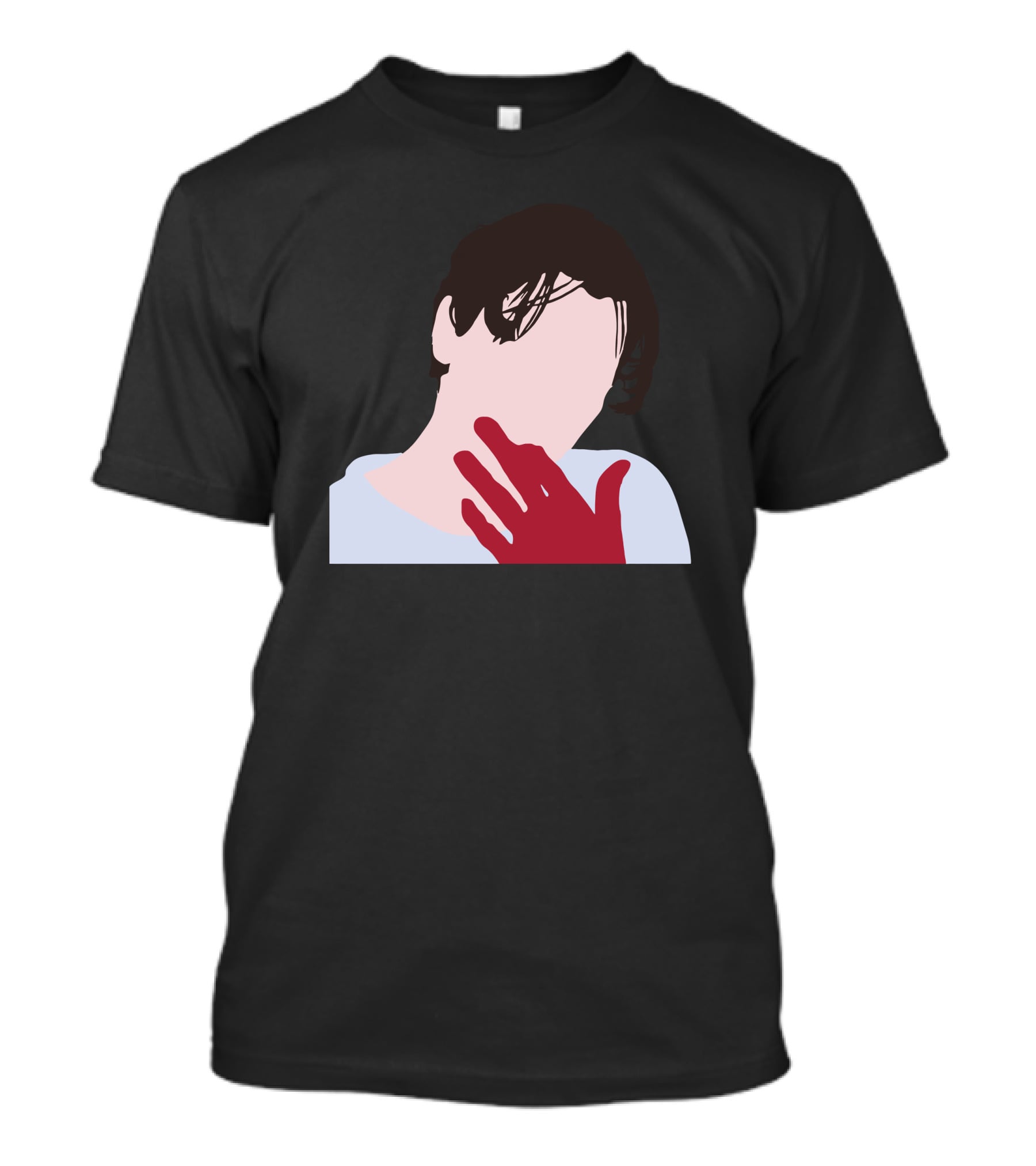 Billy Loomis Graphic Red Hand Monochrome Face T-Shirt