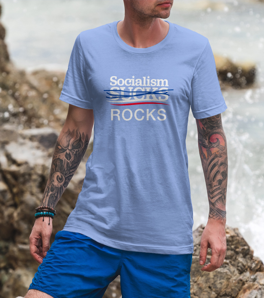 TPUSA Store Socialism Rocks Patriot Takes T-Shirt