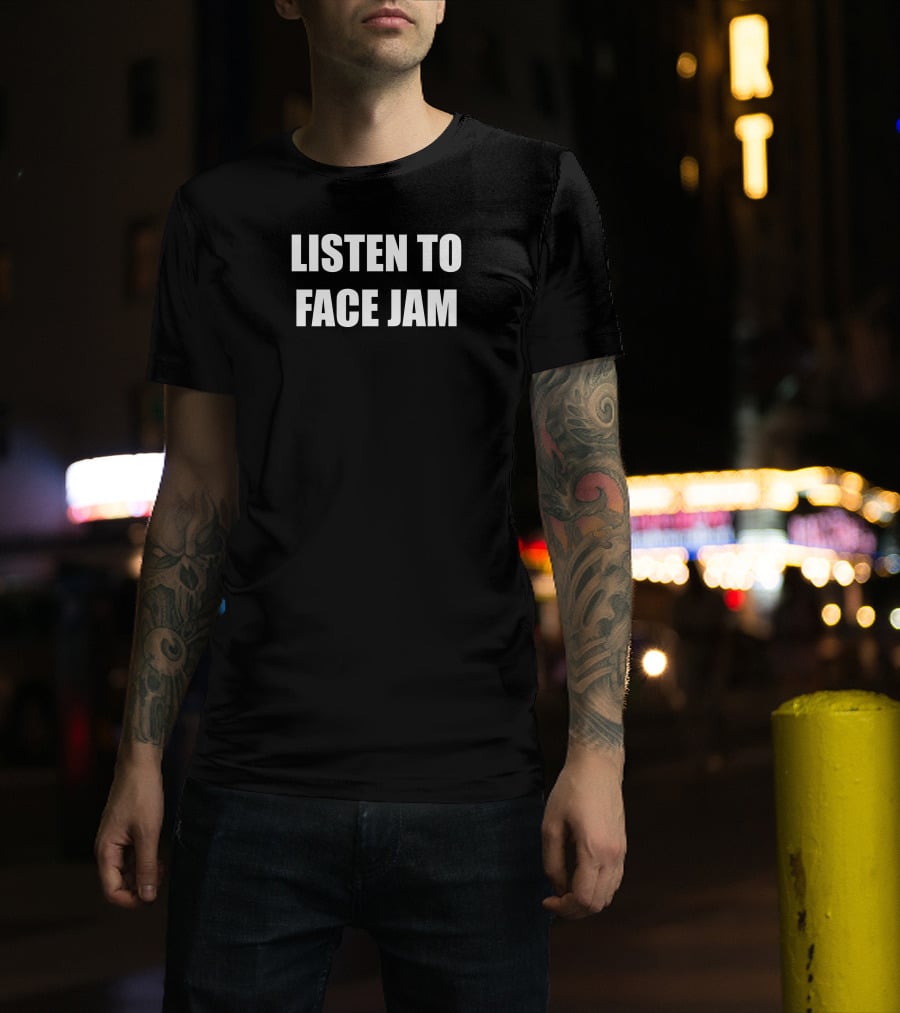 Listen To Face Jam Rooster Teeth Store Merchandising T-Shirt
