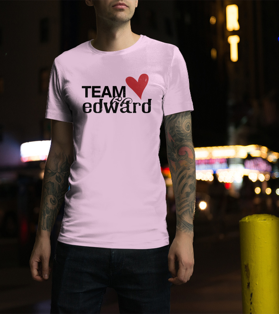 Team Edward Heart Taylor Lautner SNL T-Shirt