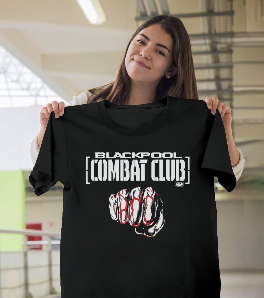 AEW Blackpool Combat Club Forged Fist T-Shirt