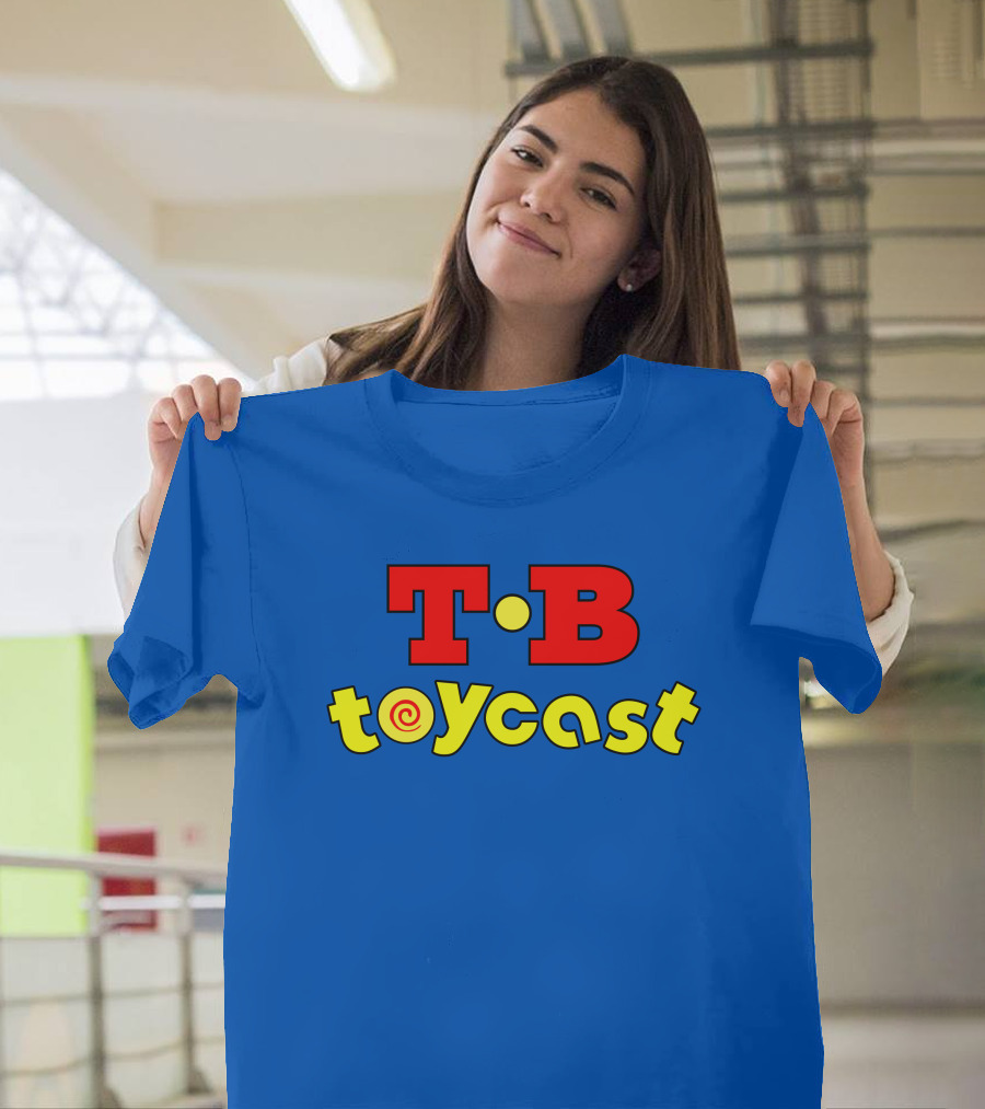 T.B Toycast Vibrant Logo Design from What A Maneuver Shop T-Shirt
