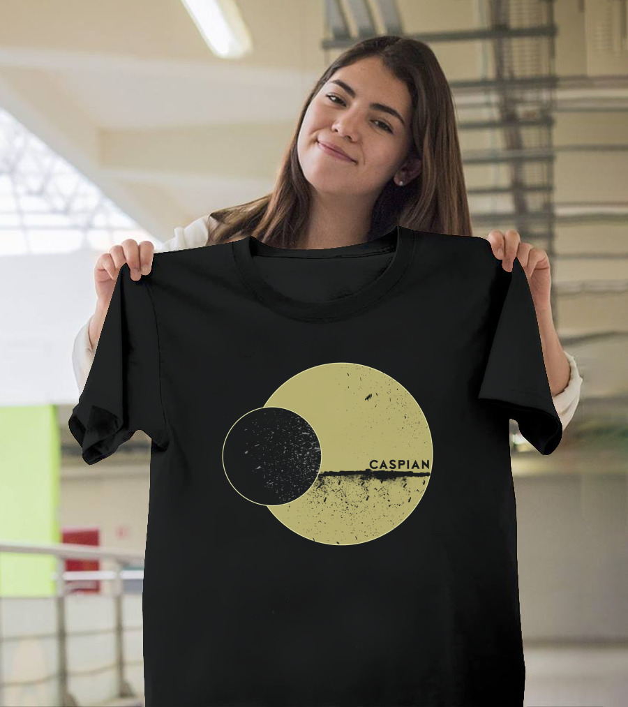Marek Brave Solid Caspian Wrestle Mania Abstract Circles T-Shirt