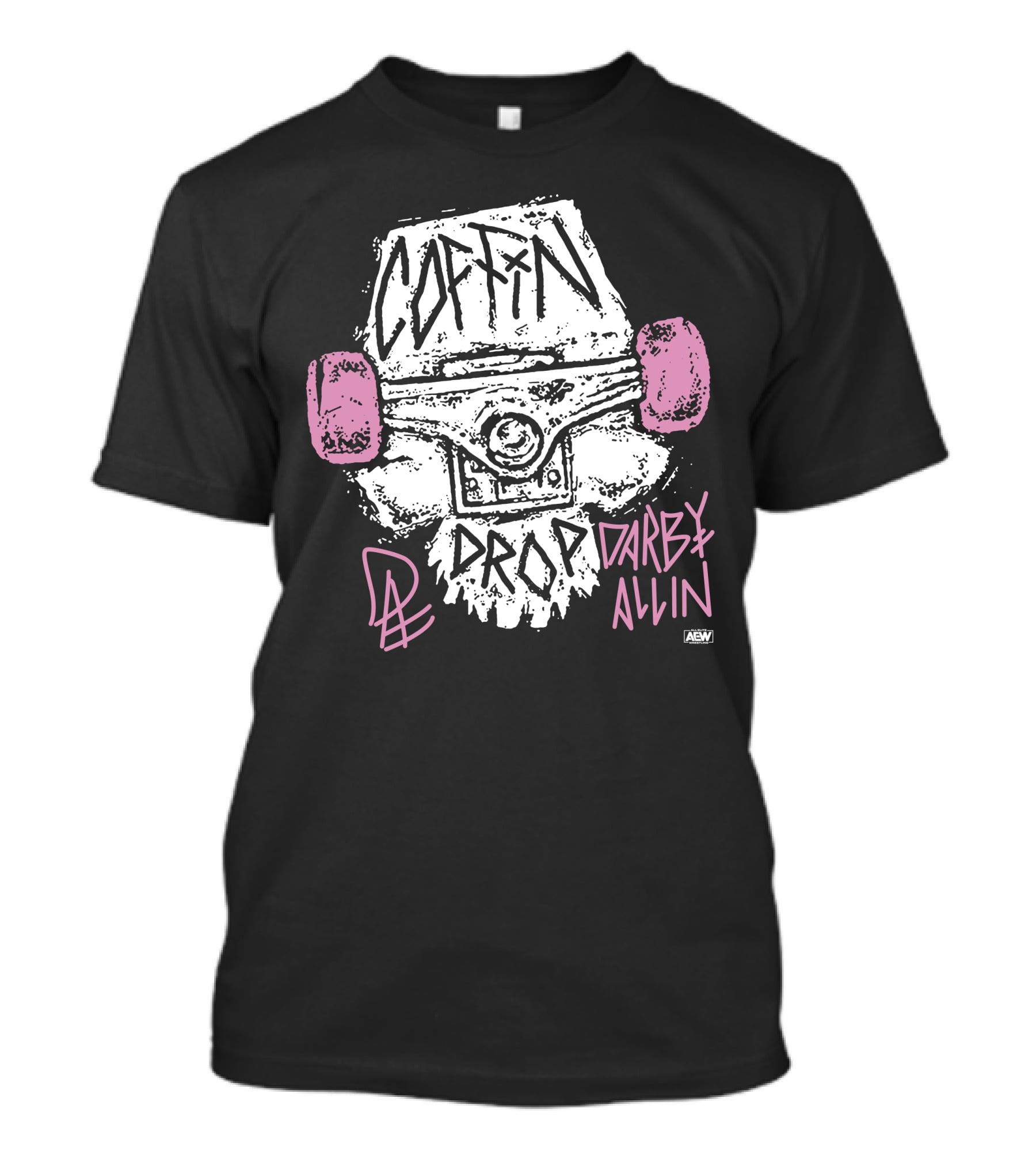 AEW Shop All Elite Wrestling Darby Allin Coffin Drop Snapped T-Shirt