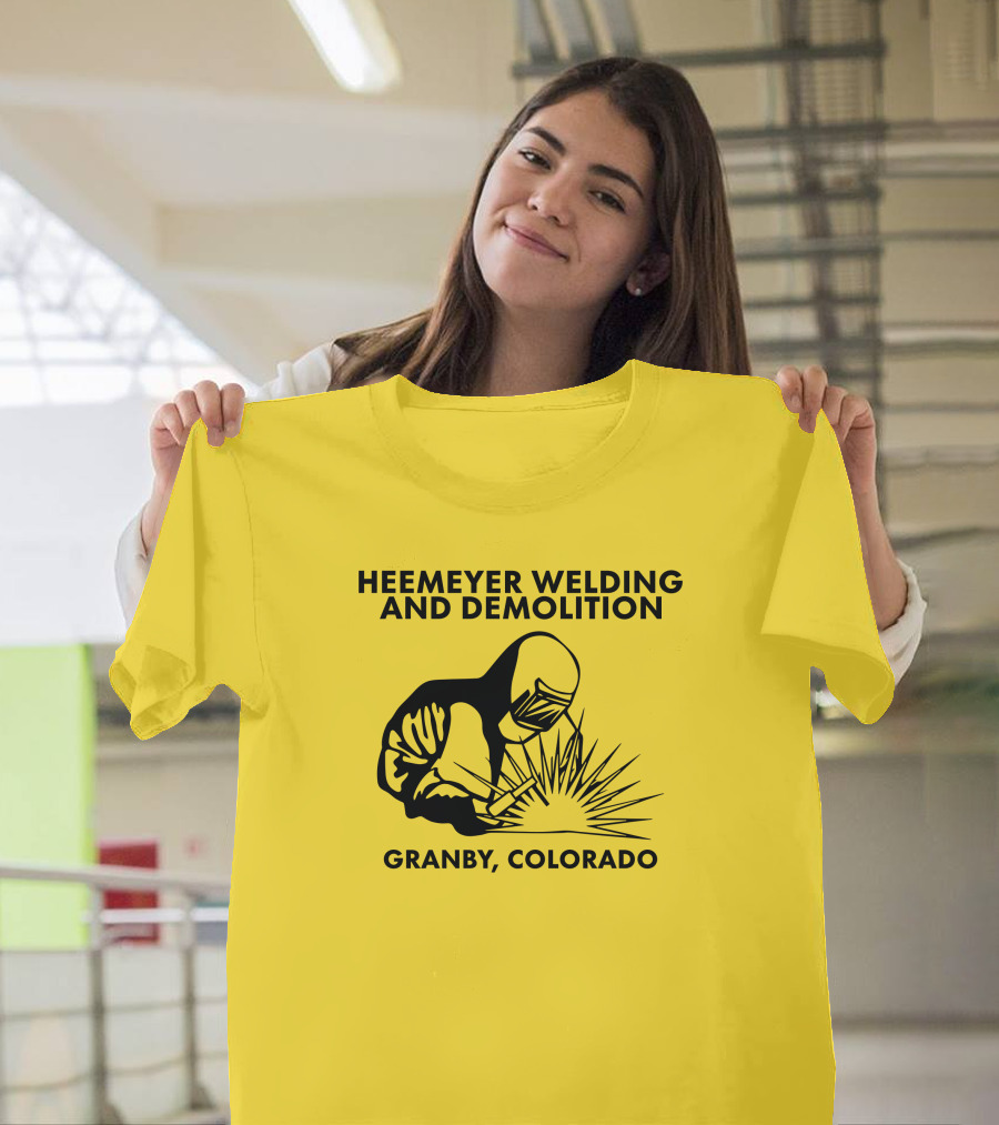 Heemeyer Welding And Demolition Granby Colorado Iconic Welder T-Shirt
