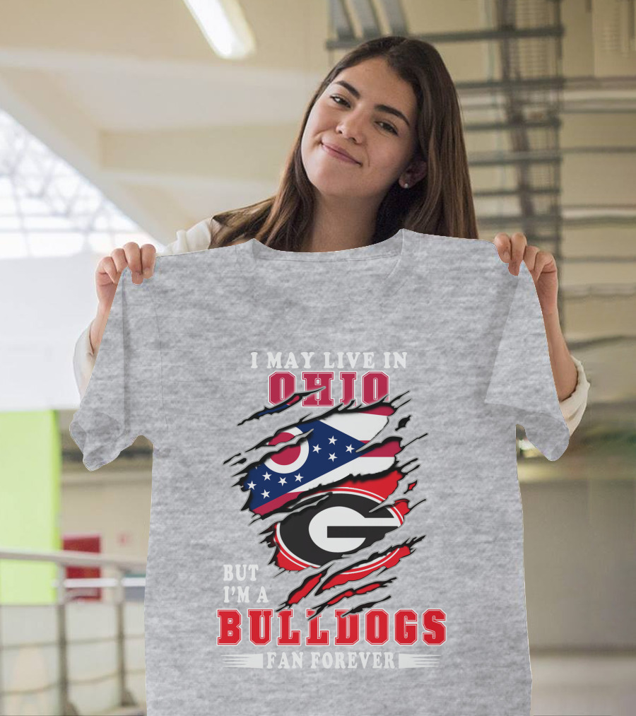Ohio Georgia Bulldogs Fan Forever T-Shirt