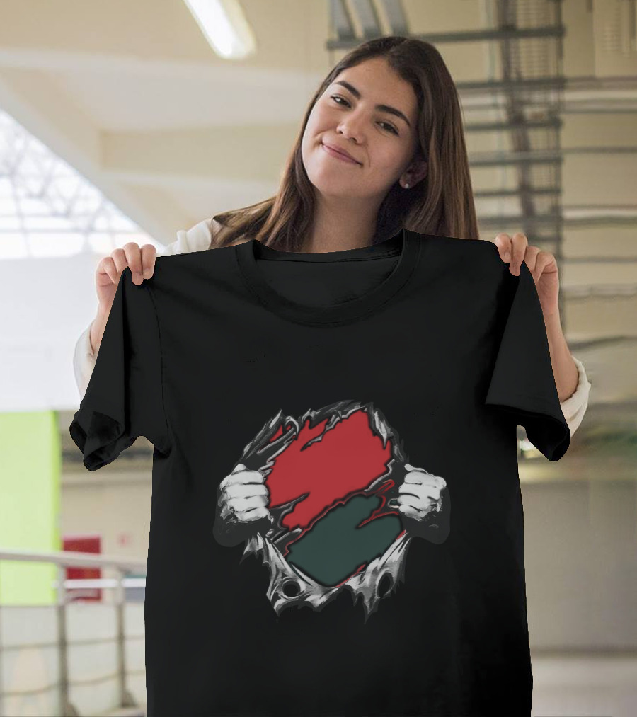 Red and Green Inner Strength Pa Ca T-Shirt