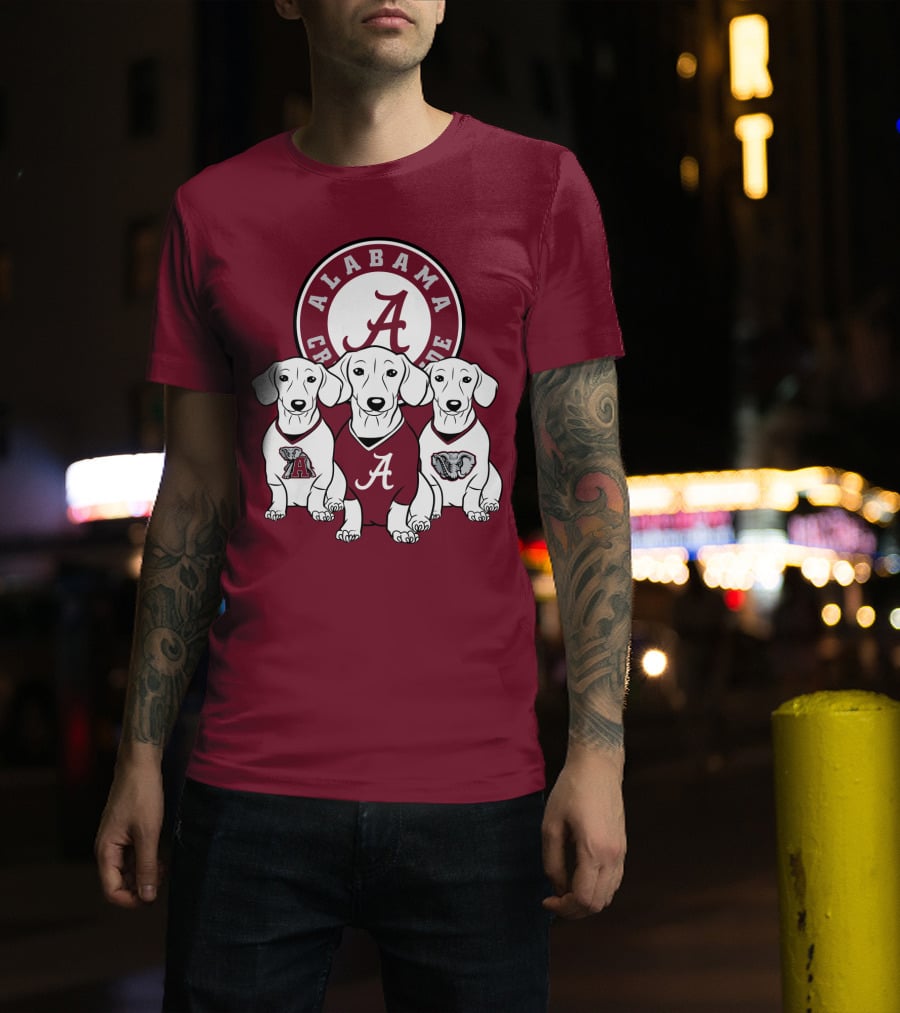 Alabama Crimson Tide Dogs T-Shirt