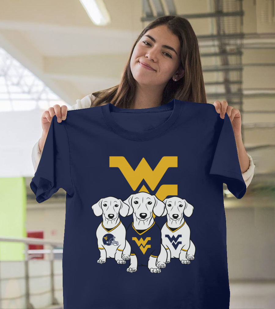 Wvu Mountaineers Dogs T-Shirt