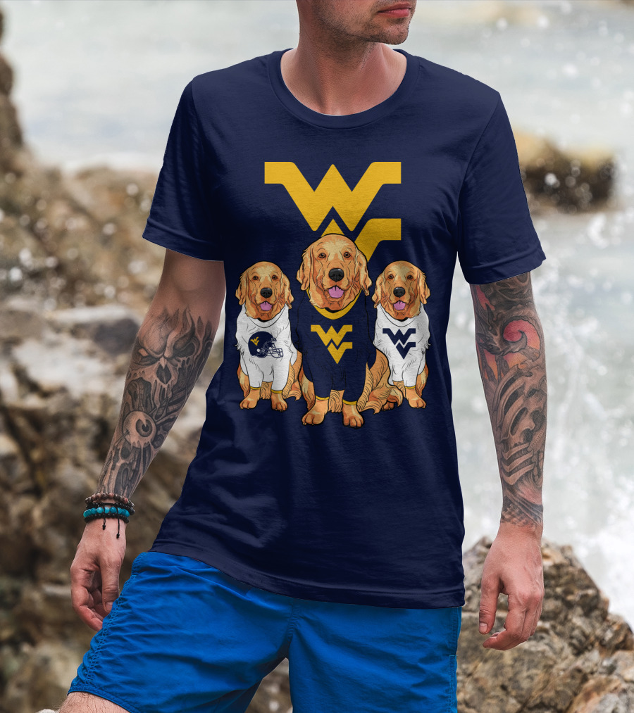 Wv Golden Retrievers In Team Gear T-Shirt