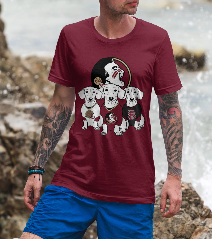 Florida State Seminoles Dogs T-Shirt