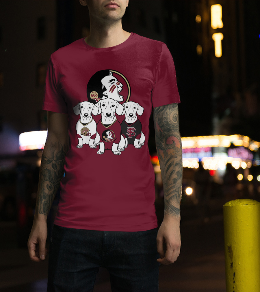 Florida State Seminoles Dogs T-Shirt