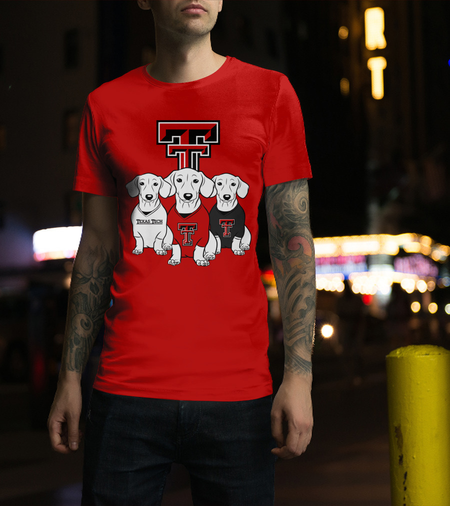Texas Tech Tt Logo Dogs T-Shirt