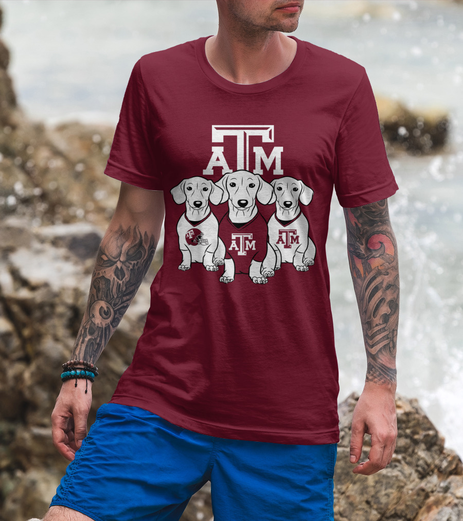 Texas A&M Dog Trio T-Shirt
