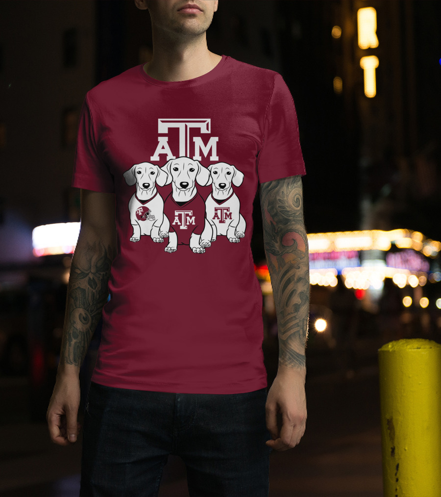 Texas A&M Dog Trio T-Shirt