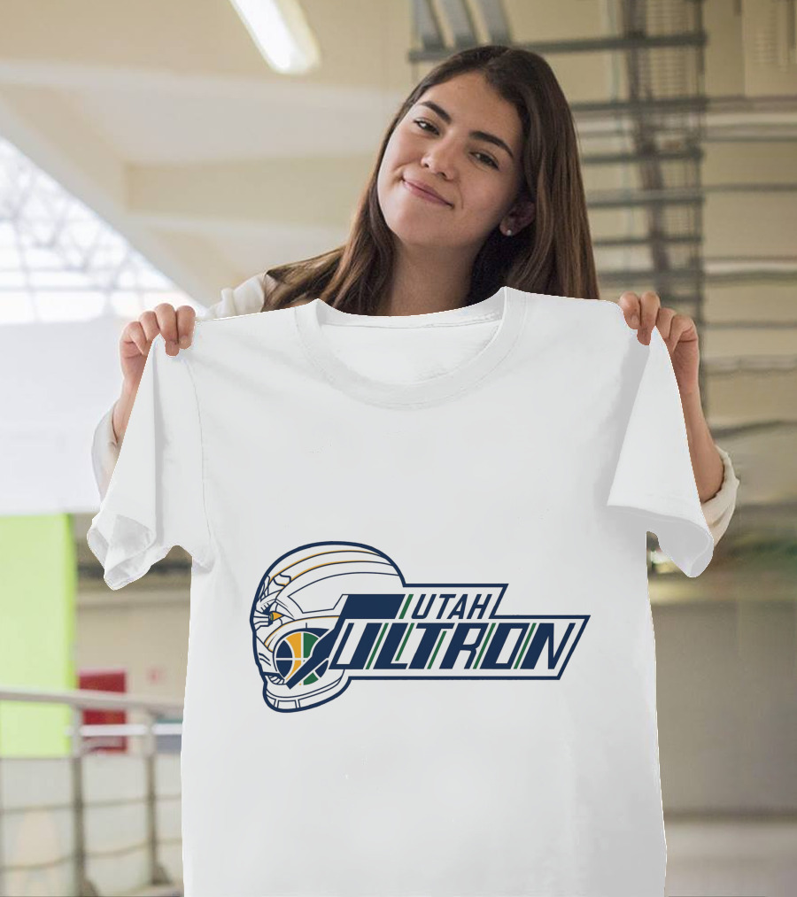 Utah Ultron NBA Basketball Helmet Fusion T-Shirt