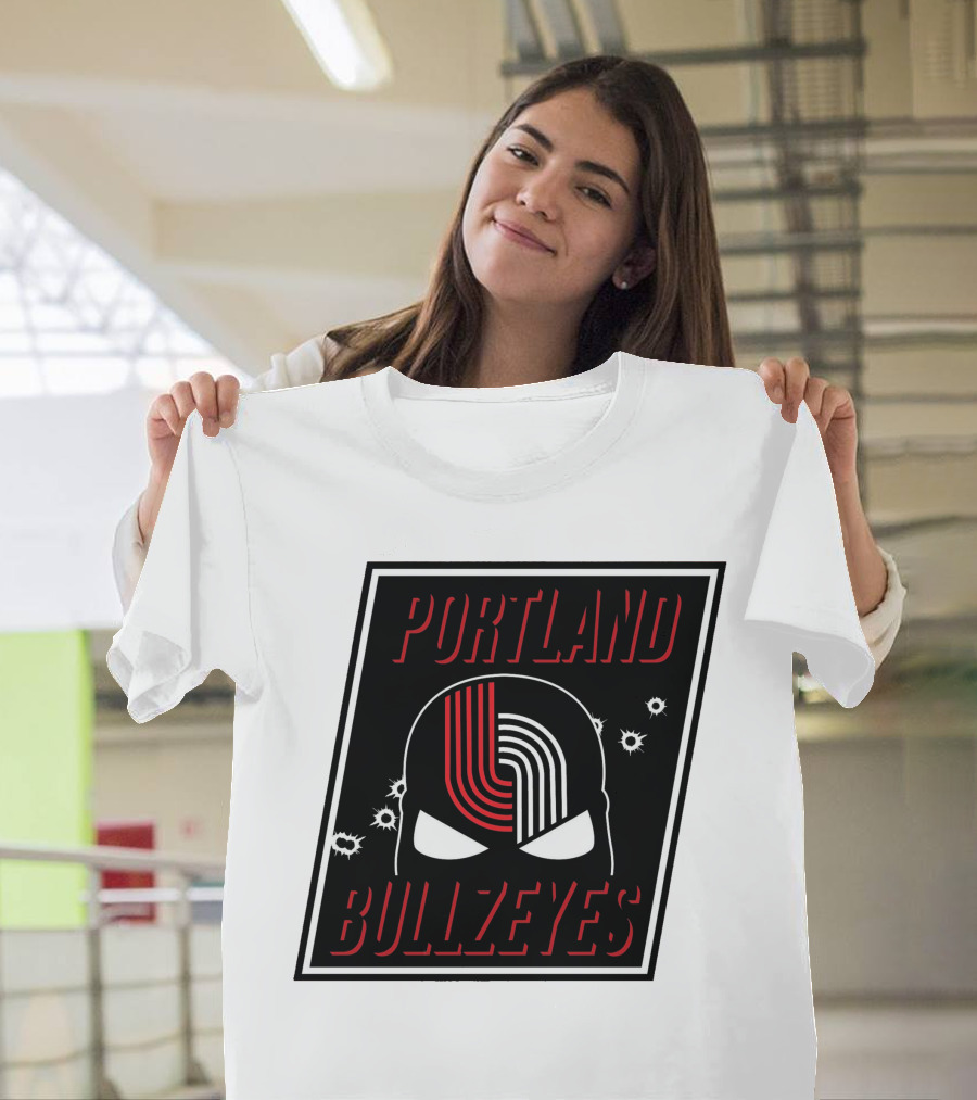 Portland Trail Bullzeyes NBA Basketball Emblem T-Shirt