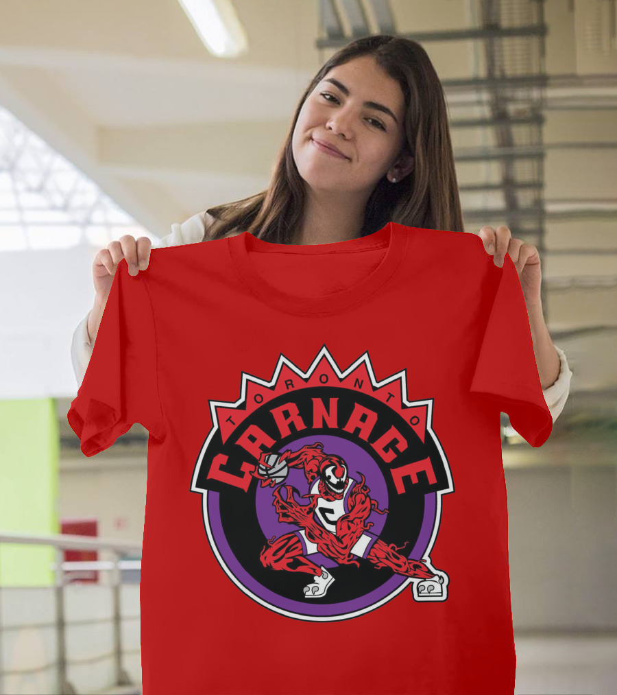Toronto Carnage NBA Venomous Slam Dunk Apex T-Shirt