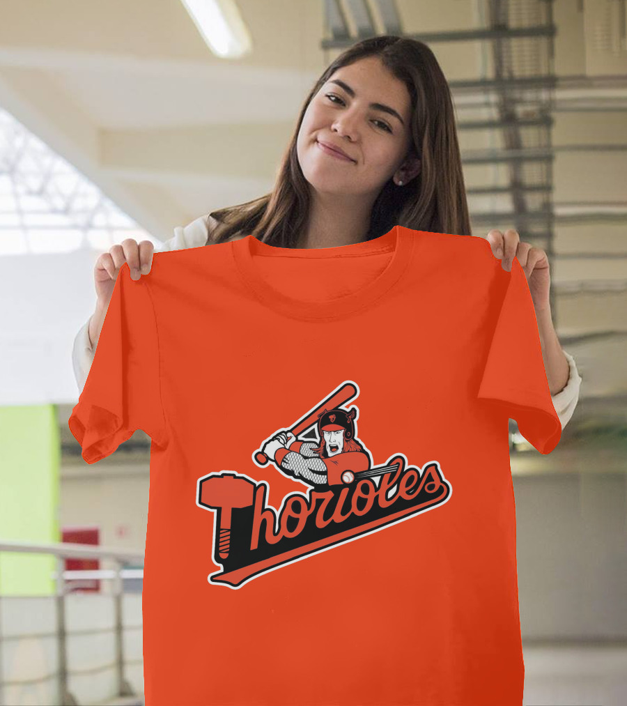 Baltimore Thorioles MLB Thor Baseball T-Shirt