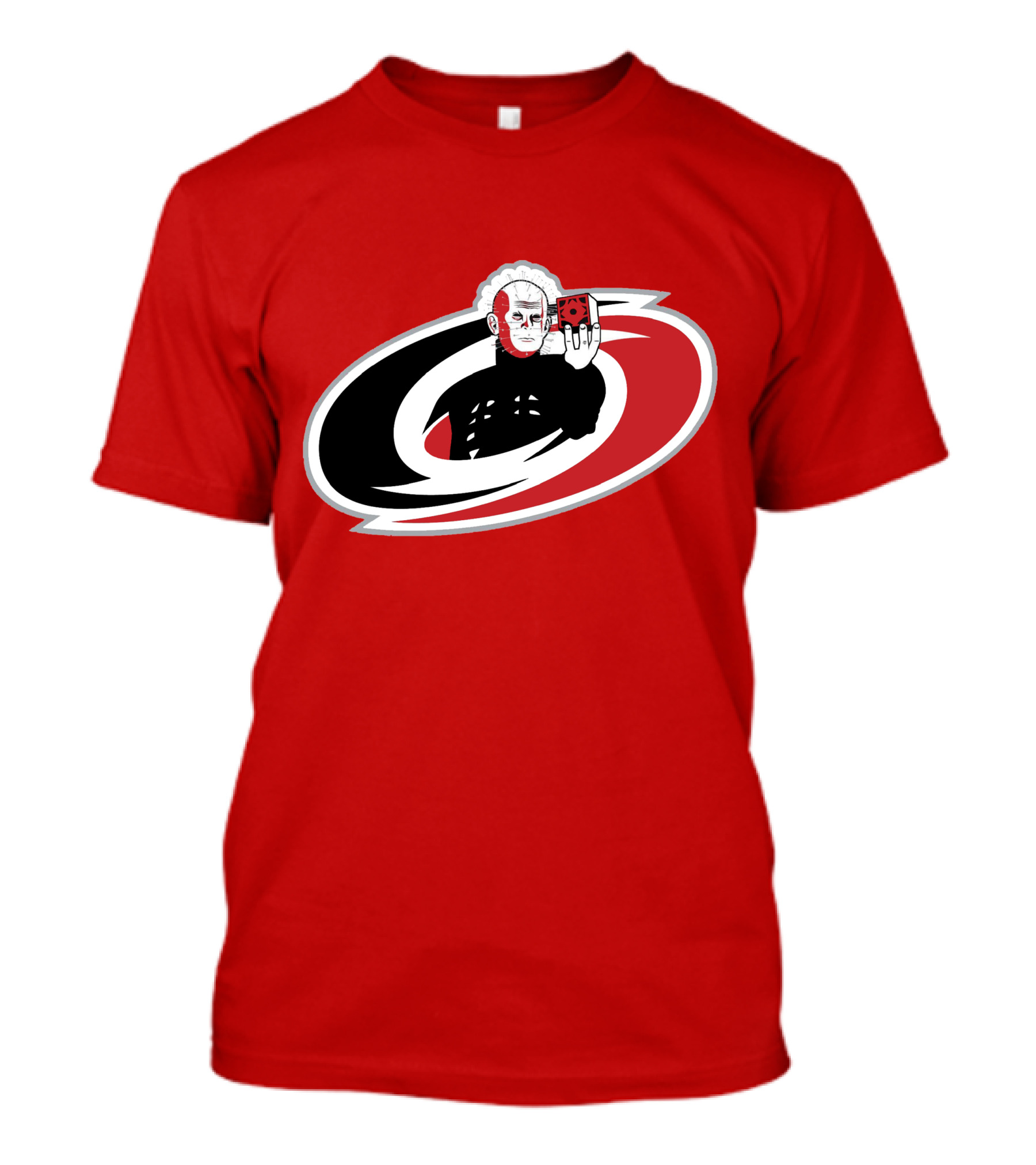 Carolina Hellraisers NHL Horror-Themed Hockey T-Shirt