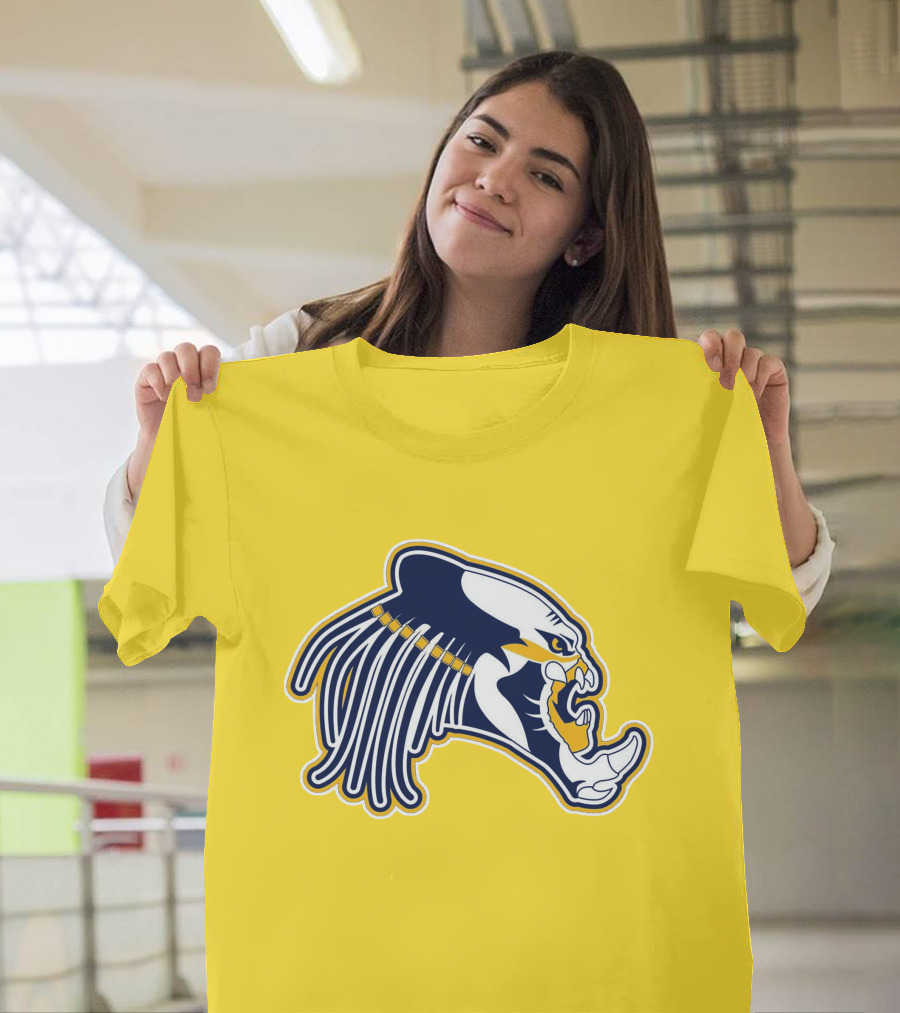 Nashville Predators Logo Iconic Saber-Tooth Tiger Head T-Shirt