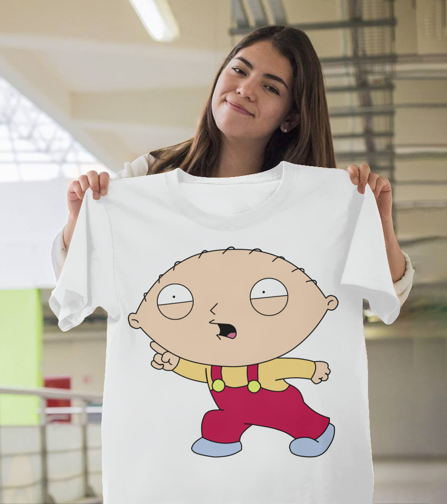 Stewie Griffin Angry Pose Family Guy Character T-Shirt