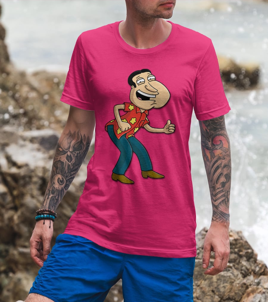 Glenn Quagmire Family Guy Thumbs Up Hawaiian Shirt Character T-Shirt