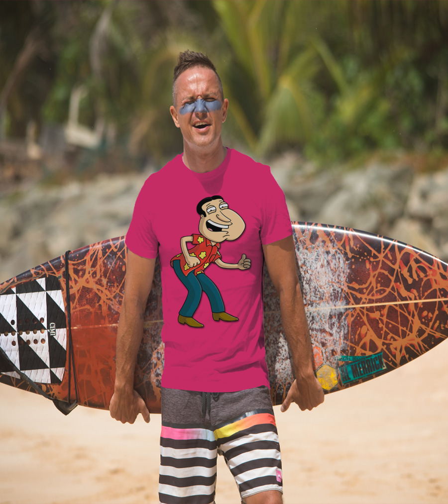 Glenn Quagmire Family Guy Thumbs Up Hawaiian Shirt Character T-Shirt