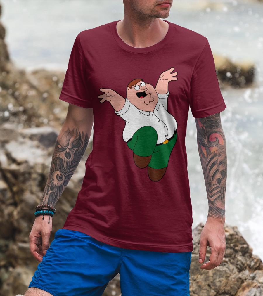 Peter Griffin Jumping Pose Family Guy T-Shirt