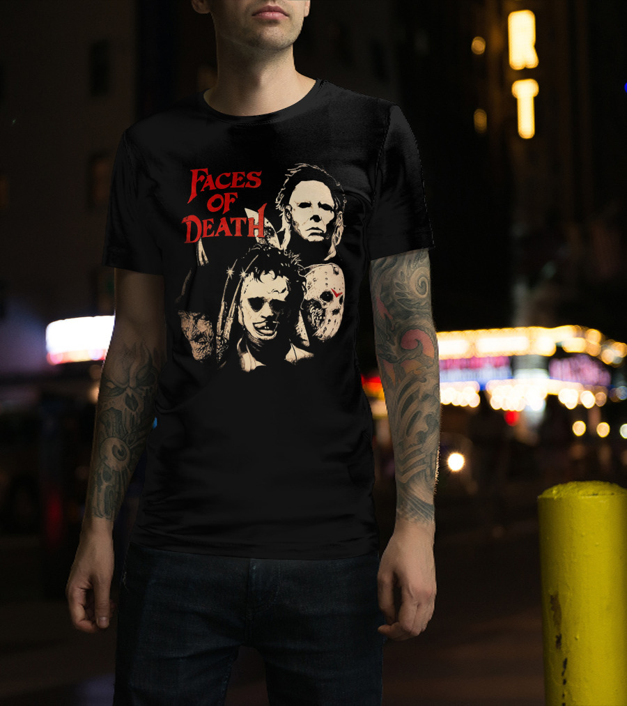 Faces Of Death Michael Myers Horror Icons T-Shirt