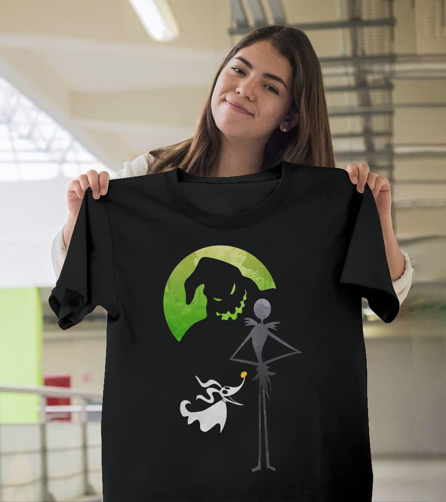 Jack Skellington Zero Oogie Boogie Moon T-Shirt