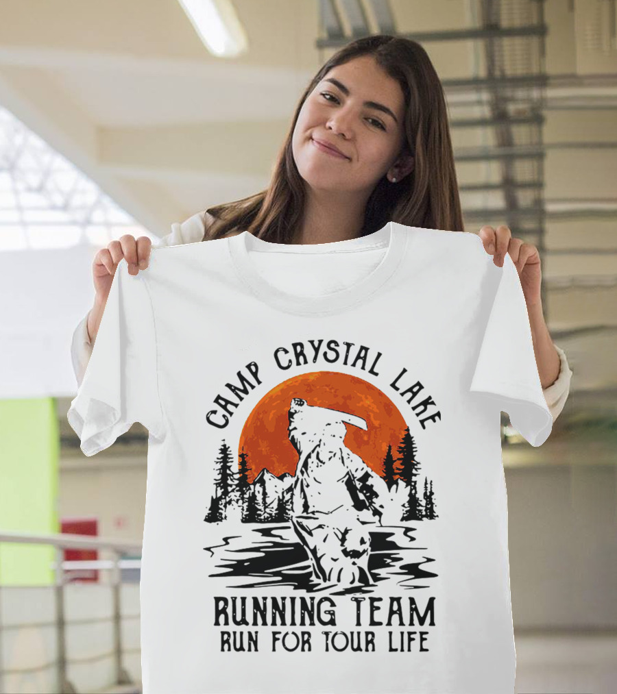 Camp Crystal Lake Running Team Run For Your Life T-Shirt